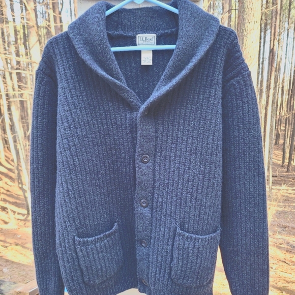 L.L. Bean Sweaters Ll Bean Lambswool Cardigan Xl Poshmark